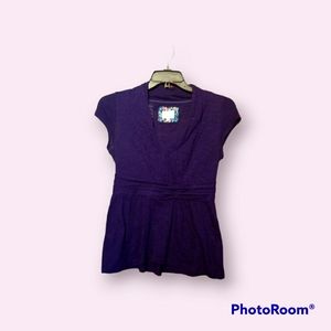 Short sleeve shirt.  Deletta shirt purchased at Anthropologie.